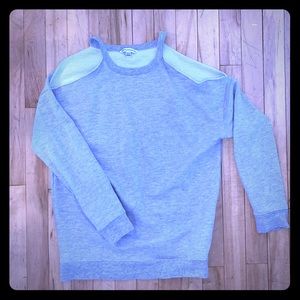 American Eagle Peep Shoulder Sweatshirt